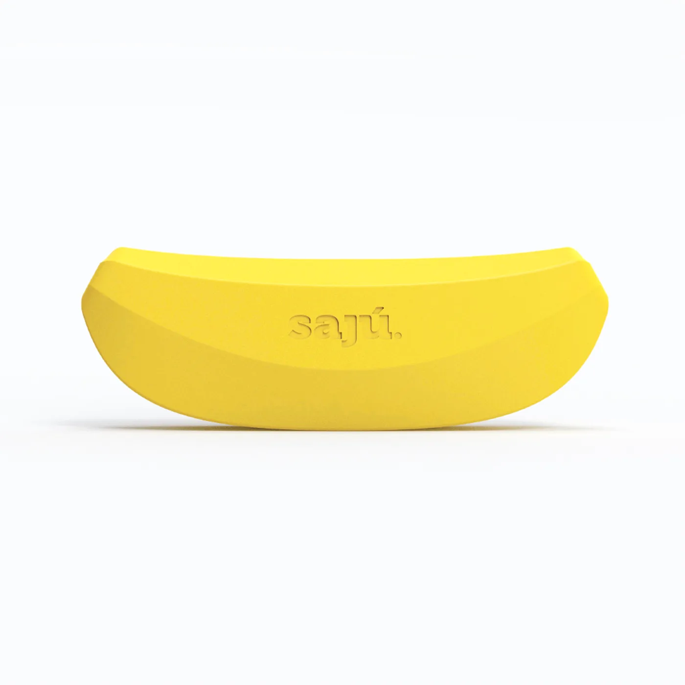 Yellow banana-shaped eyewear case